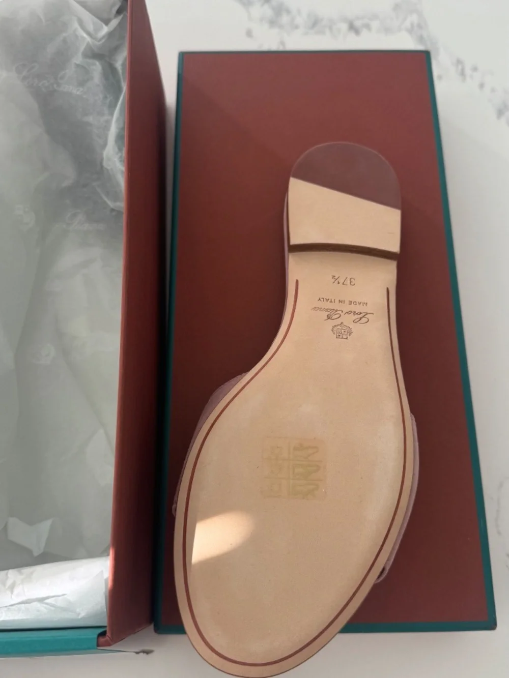 Loro Piana Summer Charms Slipper Suade